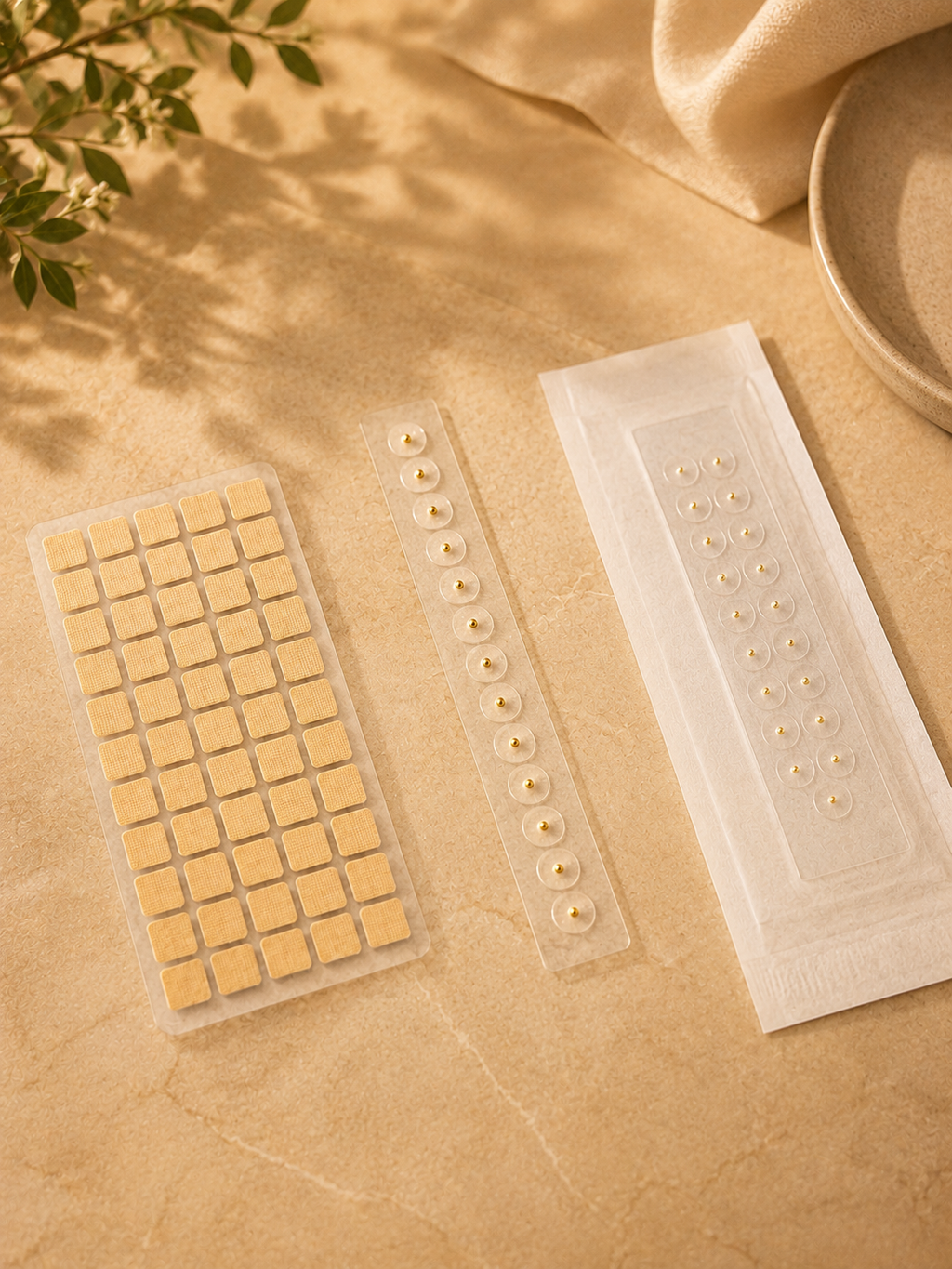 Inner Flow ear seed refill sheets on linen