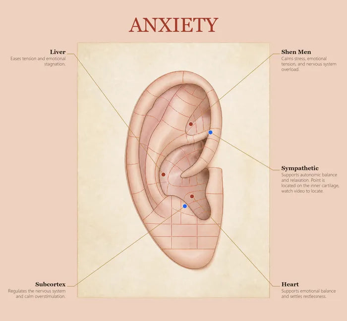 Anxiety ear seed map